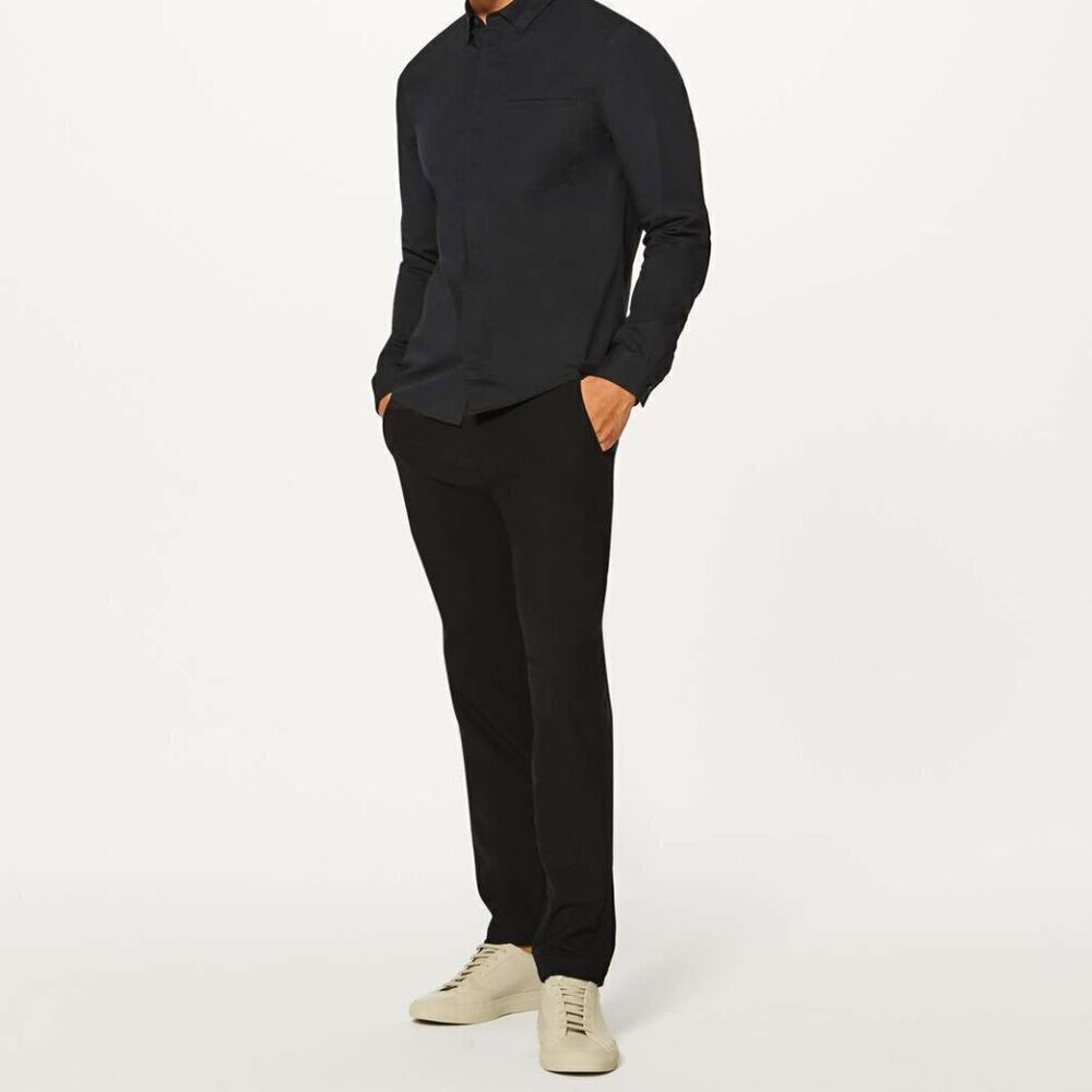 Lululemon Commission Pant Slim *Warpstreme 34" Black- Size 32